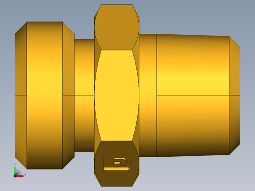 倒齿式工业管接头Ball-End Joint Adapter to Male Pipe 127HB-8-6前视缩略图