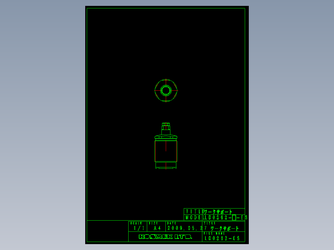 KOSMEKLD0262-x-ES多系列多零件图纸模型多系列多零件图纸模型