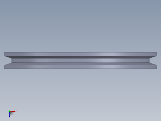 皮带轮-1--sw三维 3d模型设计图俯视缩略图