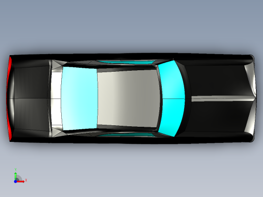 庞蒂亚克车身表皮--catia igs前视缩略图