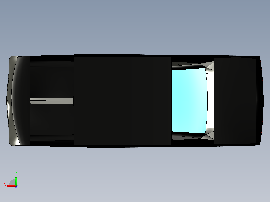 庞蒂亚克车身表皮--catia igs后视图