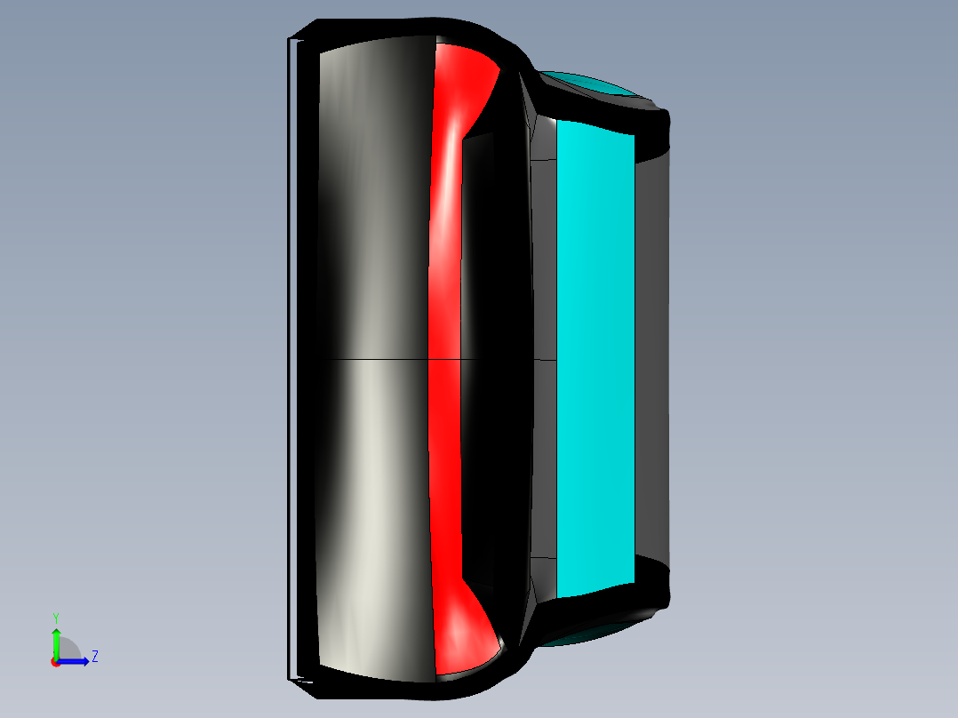 庞蒂亚克车身表皮--catia igs左视图