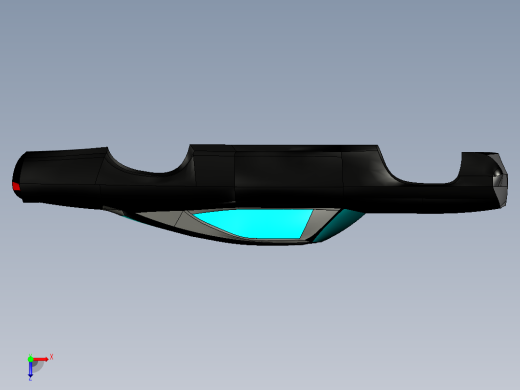 庞蒂亚克车身表皮--catia igs俯视缩略图