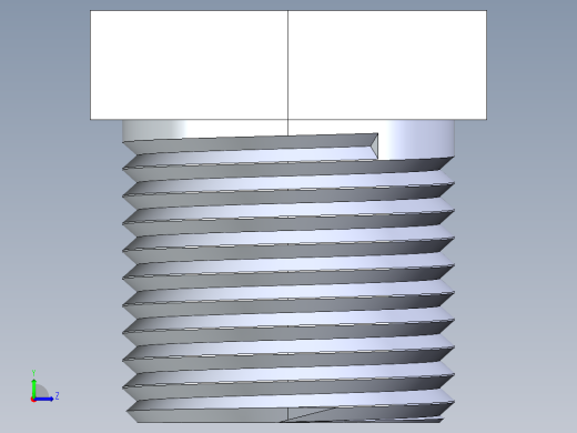 CPVC管件22-Sch80_Plug_MPT_9850-003_0.375in左视缩略图