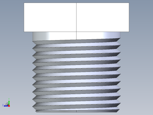 CPVC管件22-Sch80_Plug_MPT_9850-003_0.375in右视缩略图