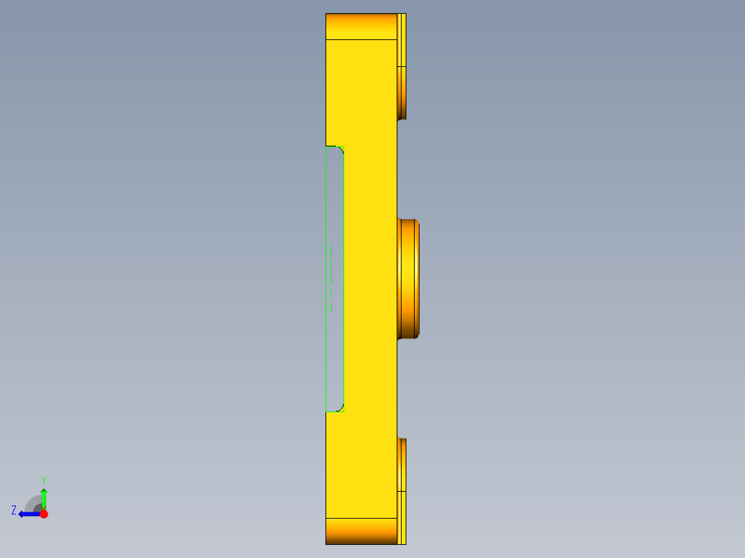 立架钻孔夹具右视图