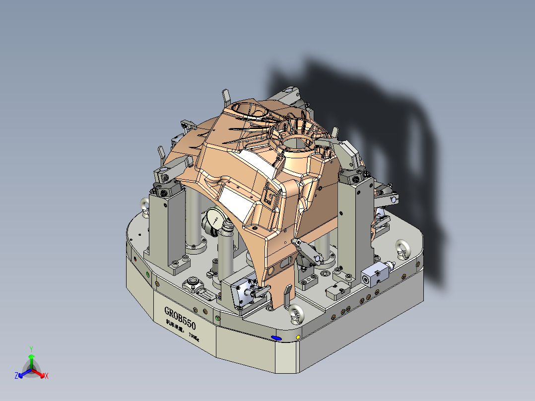 宝马汽车减震塔液压夹具