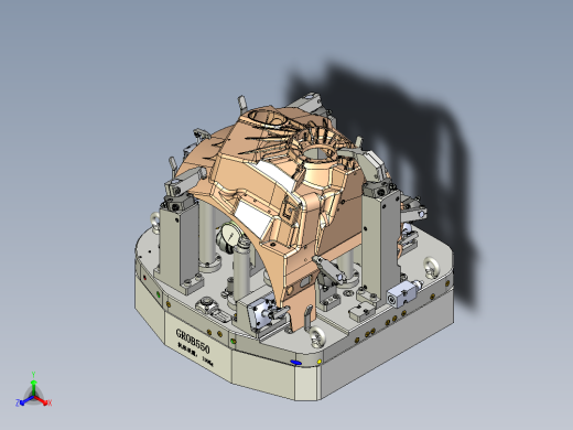 宝马汽车减震塔液压夹具