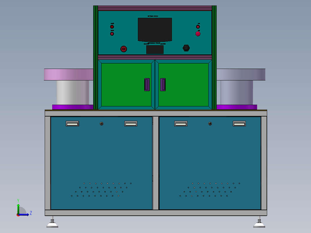 碶芯自动组装设备sw16左视图