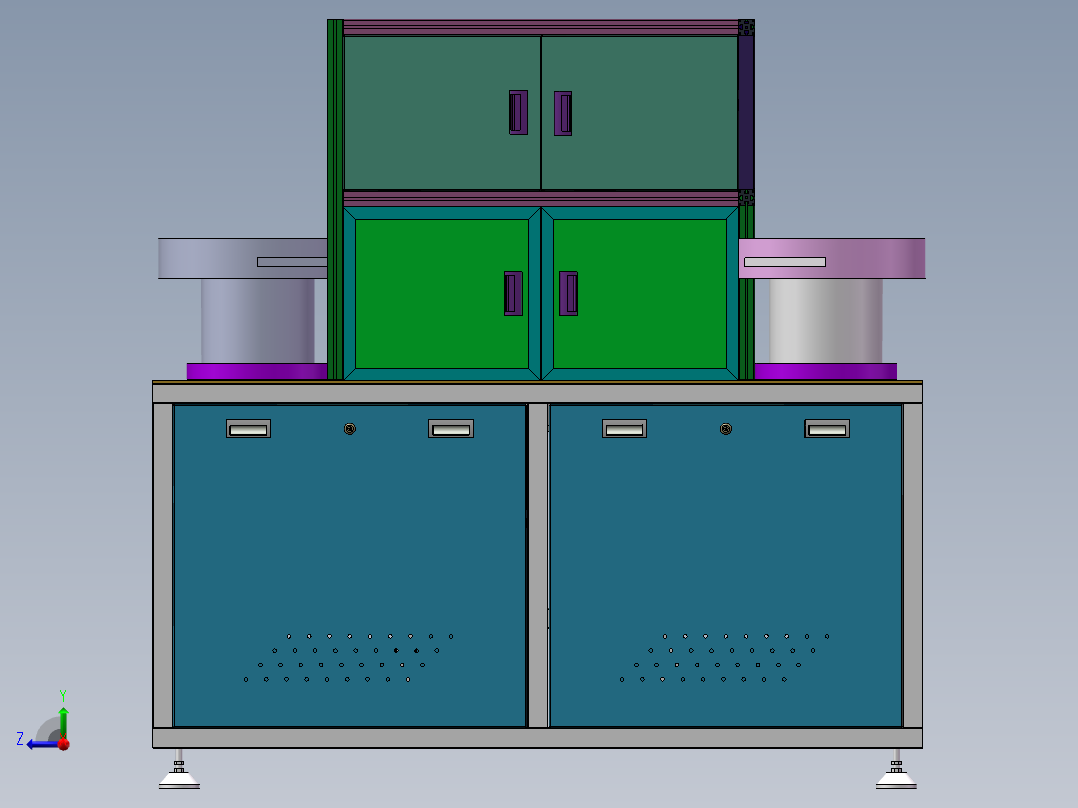 碶芯自动组装设备sw16右视图