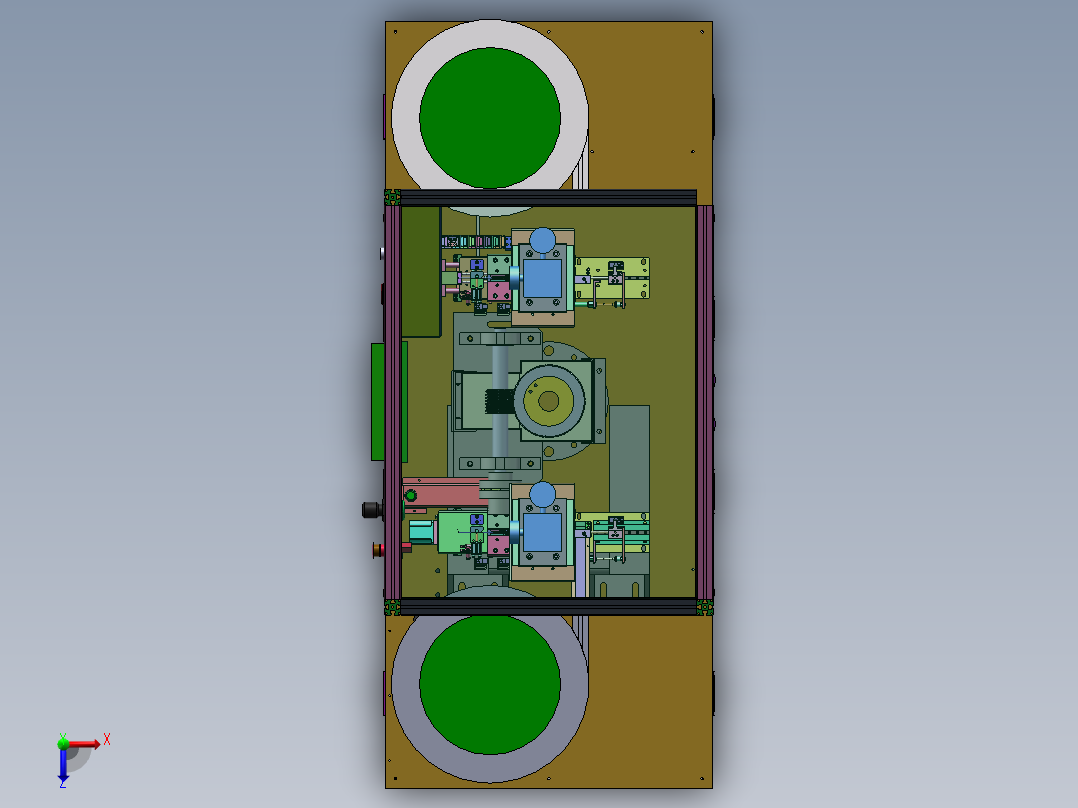 碶芯自动组装设备sw16俯视图