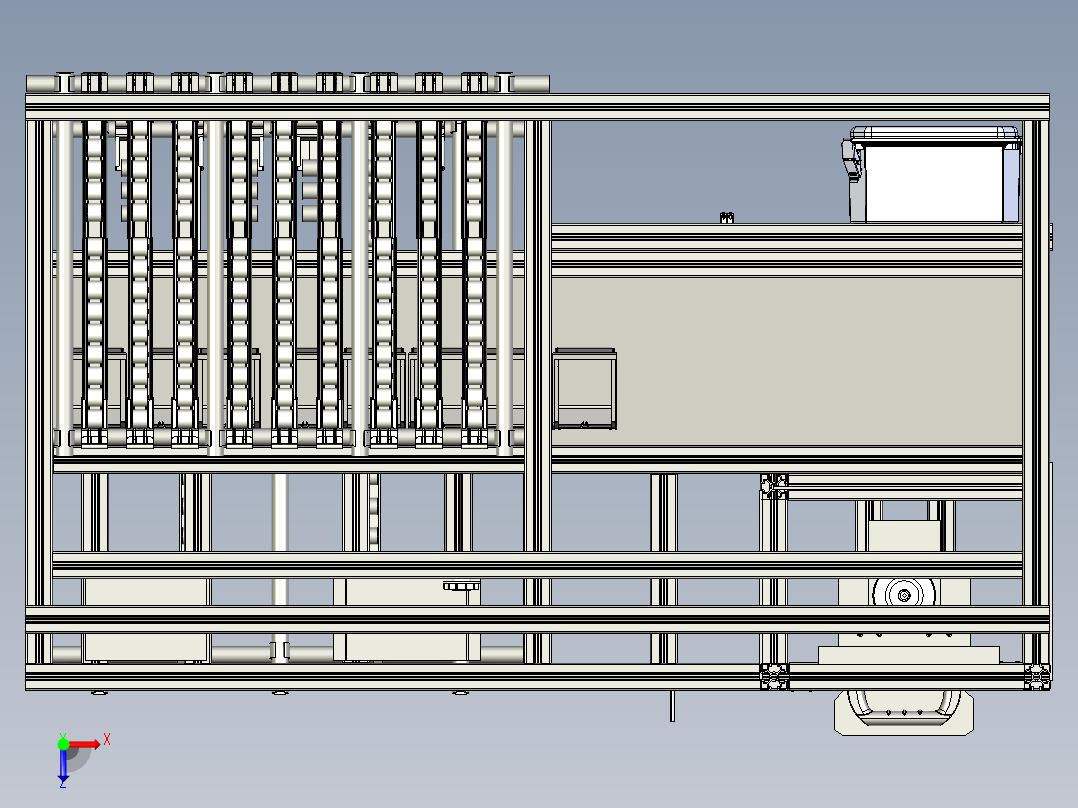 挤压铝分析站_x_t俯视图