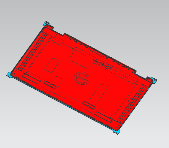 笔记本电脑外壳测量螺丝孔位置度检具模型