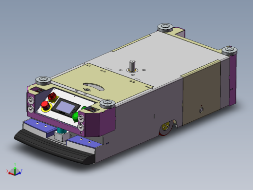 潜伏智能AGV小车模型