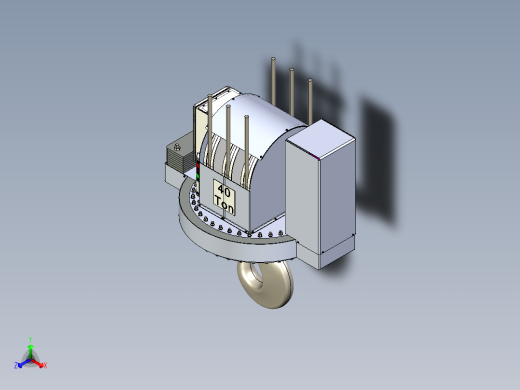 电动吊钩滑车40T