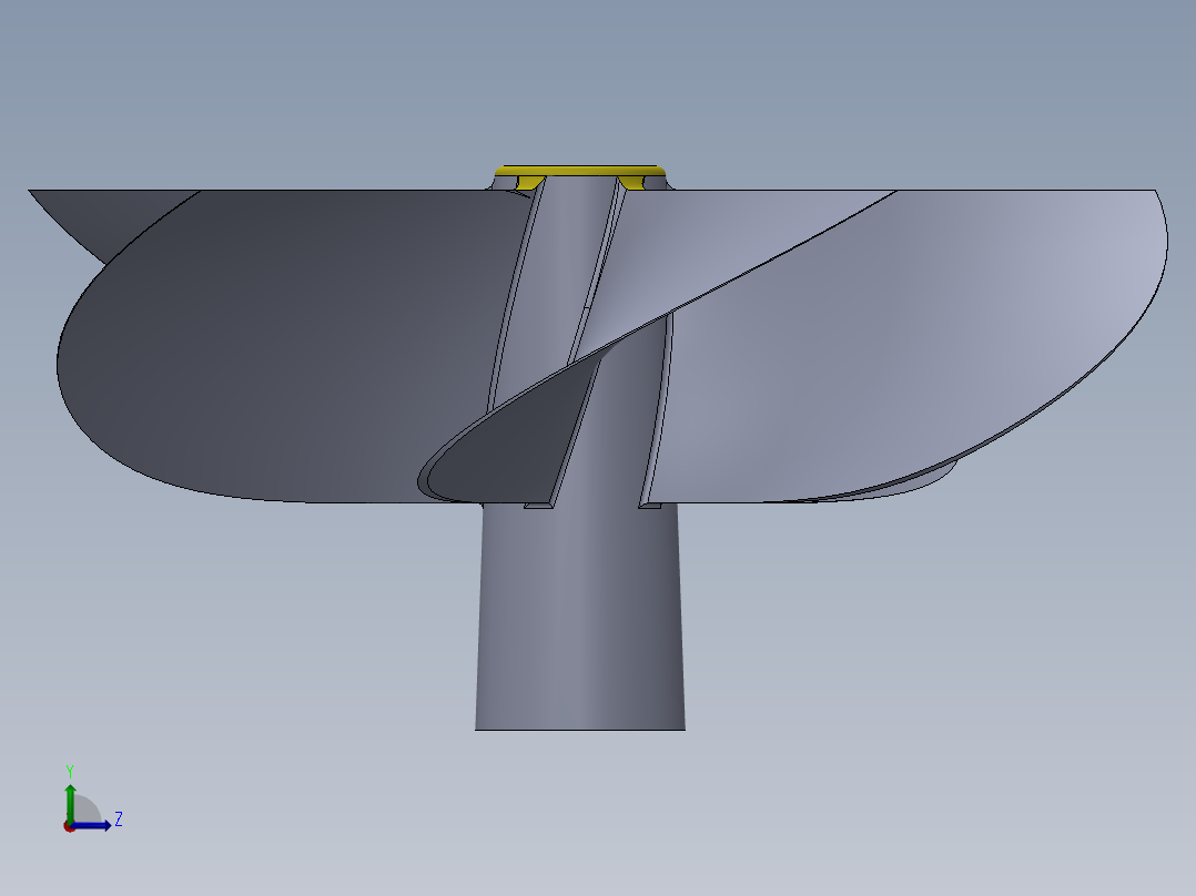 螺旋桨(79)左视图
