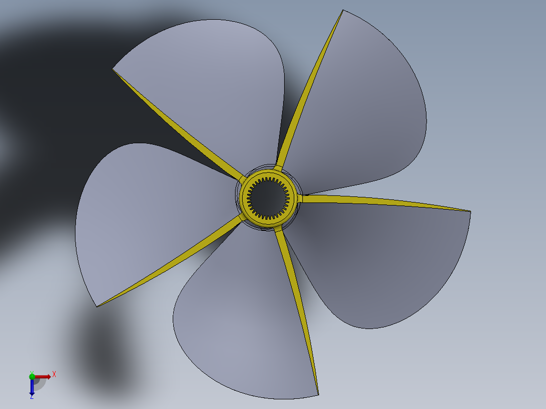 螺旋桨(79)俯视图