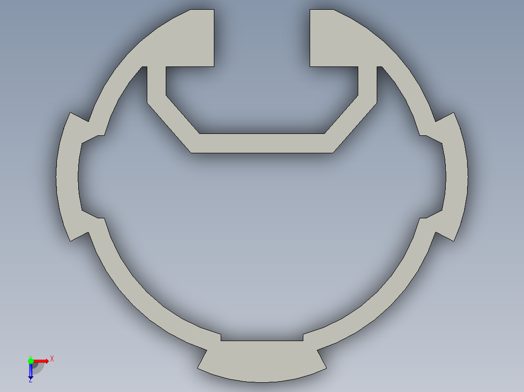 43T型槽线棒.STEP俯视图