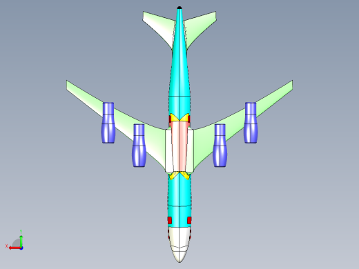 民航客机后视缩略图