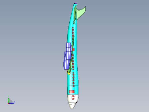 民航客机左视缩略图
