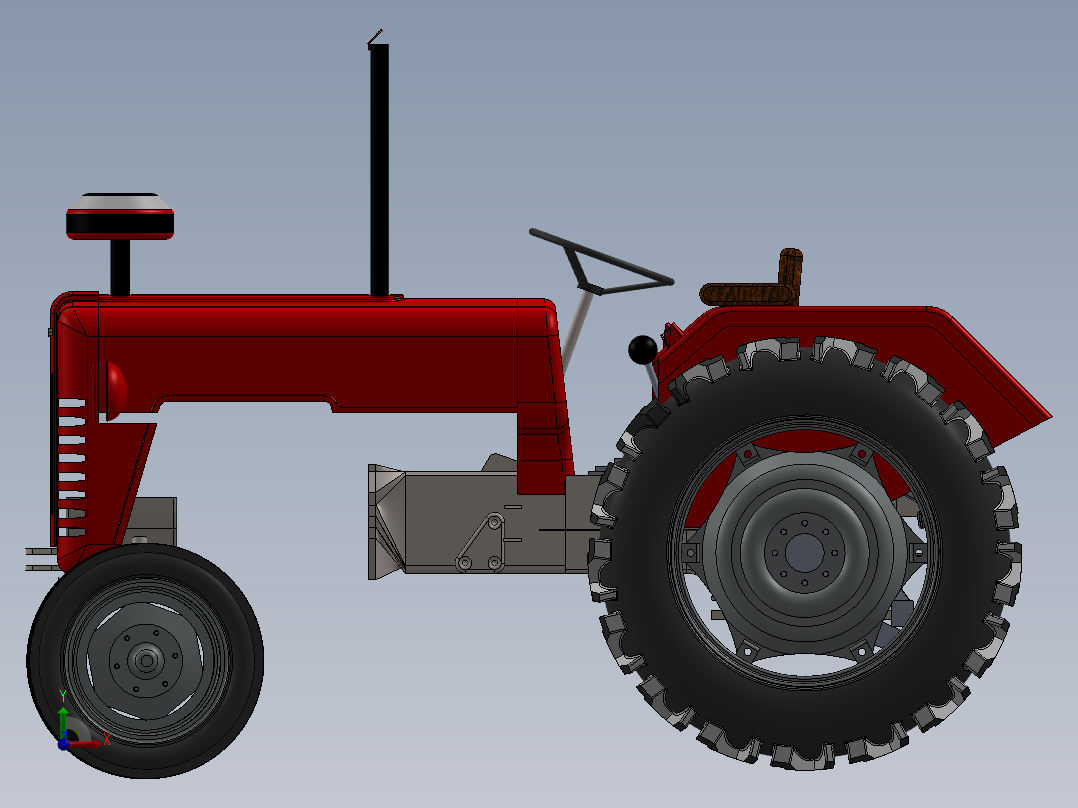 拖拉机、四轮车(10)前视图