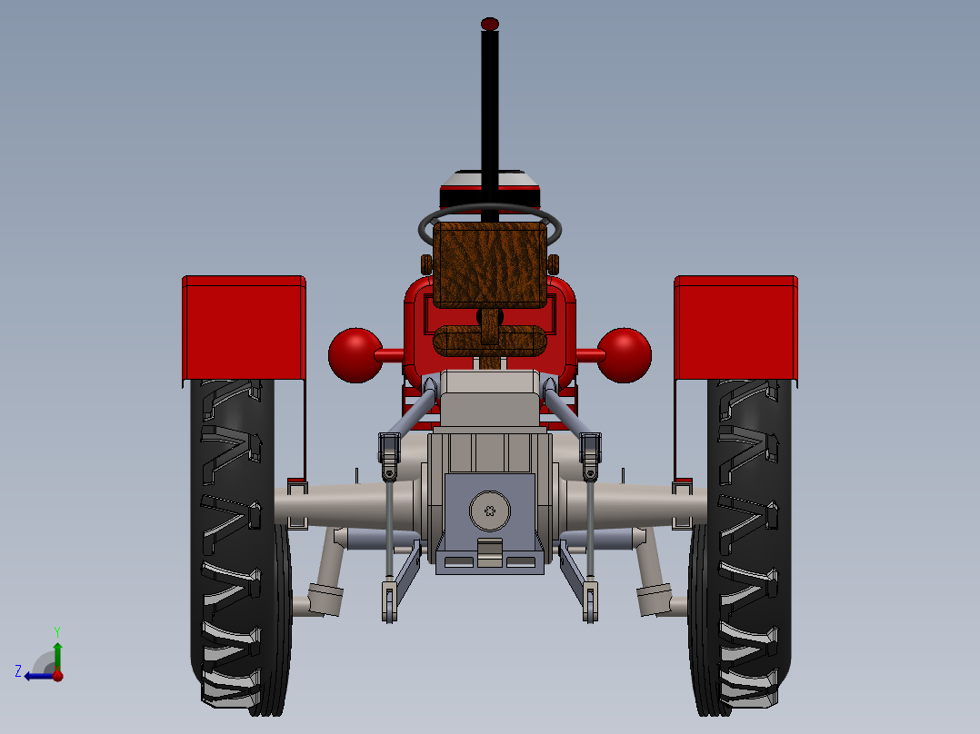拖拉机、四轮车(10)右视图