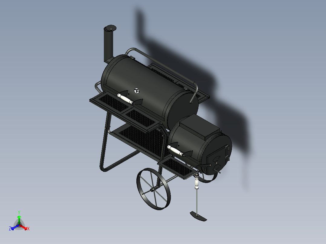 烧烤炉(72)主视图