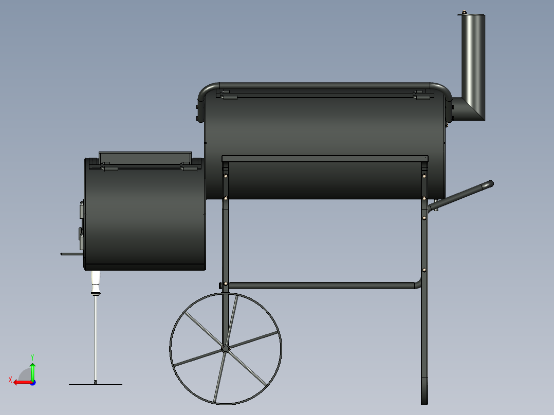 烧烤炉(72)后视图