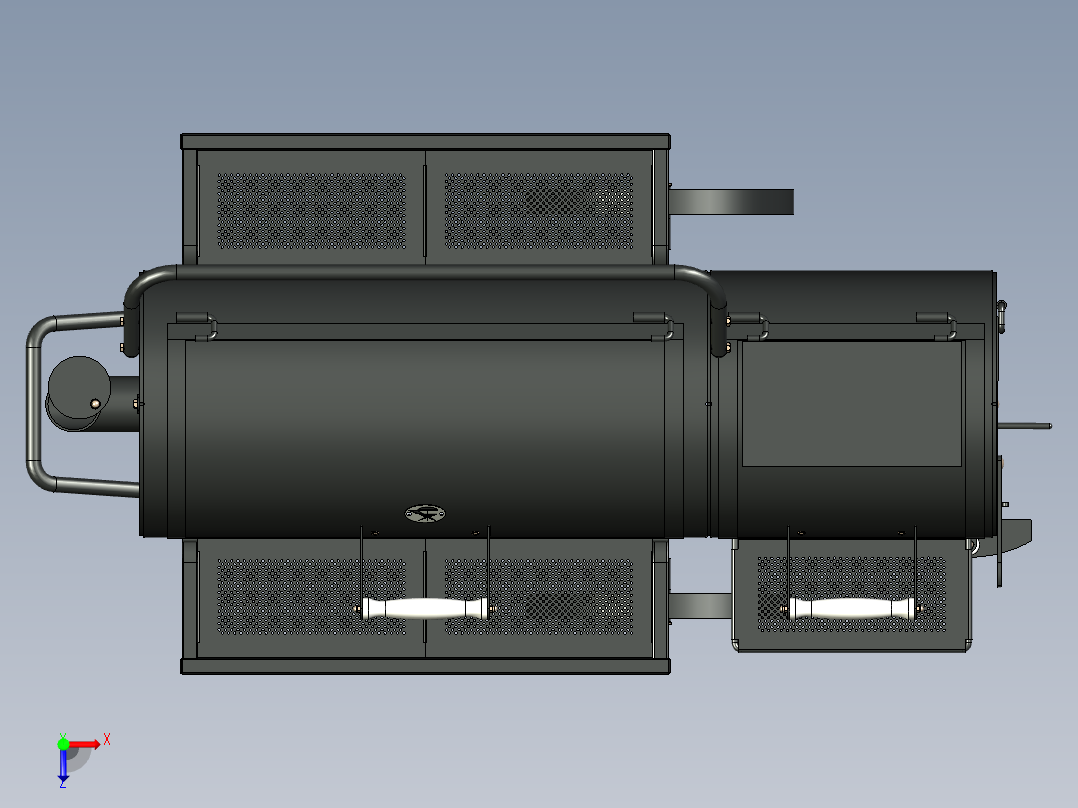 烧烤炉(72)俯视图
