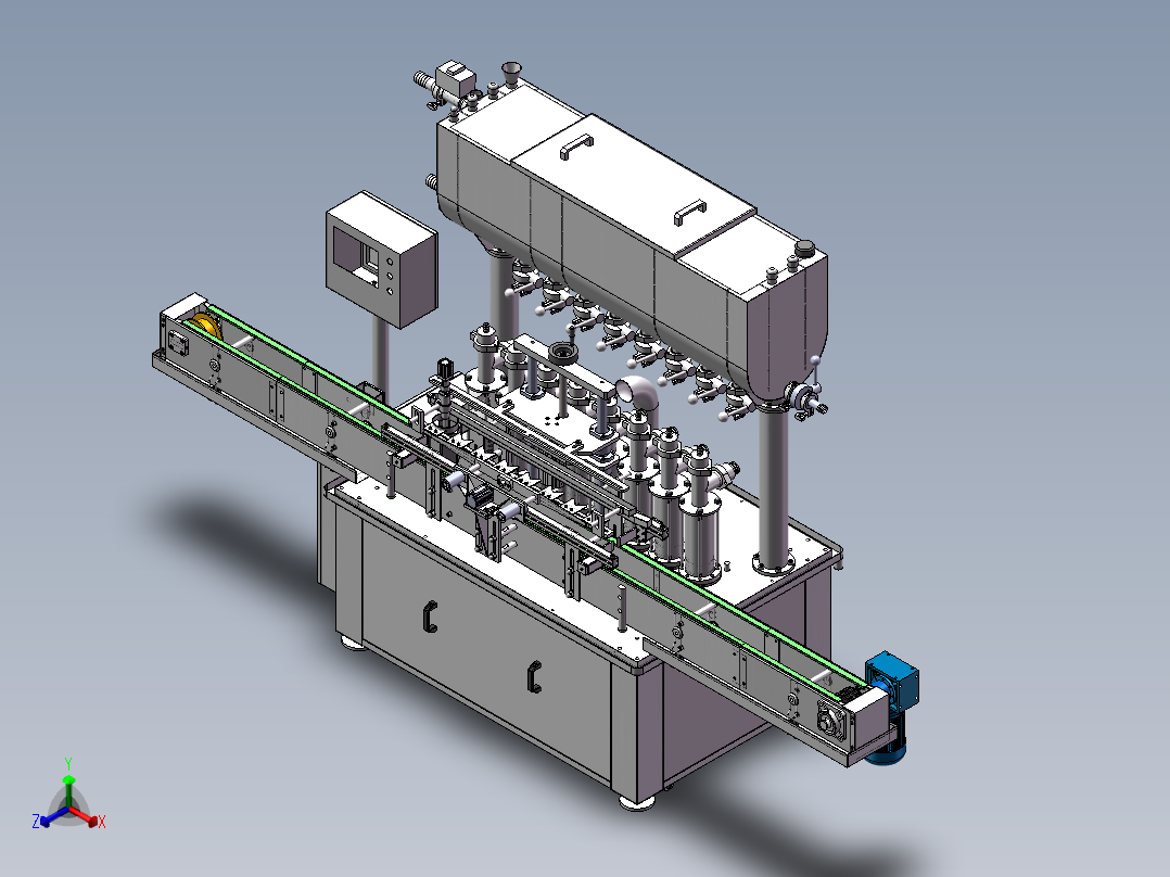 八头活塞式液体灌装机 sw16
