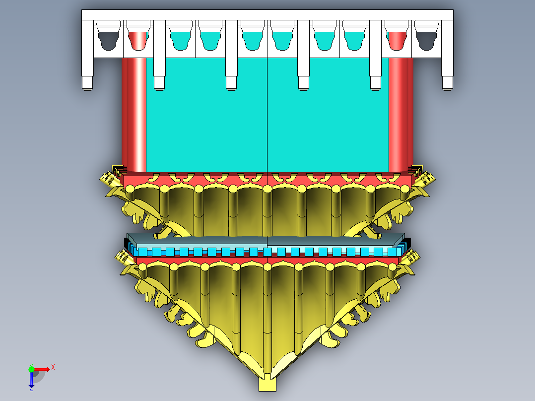 故宫古建筑--936040-50俯视图
