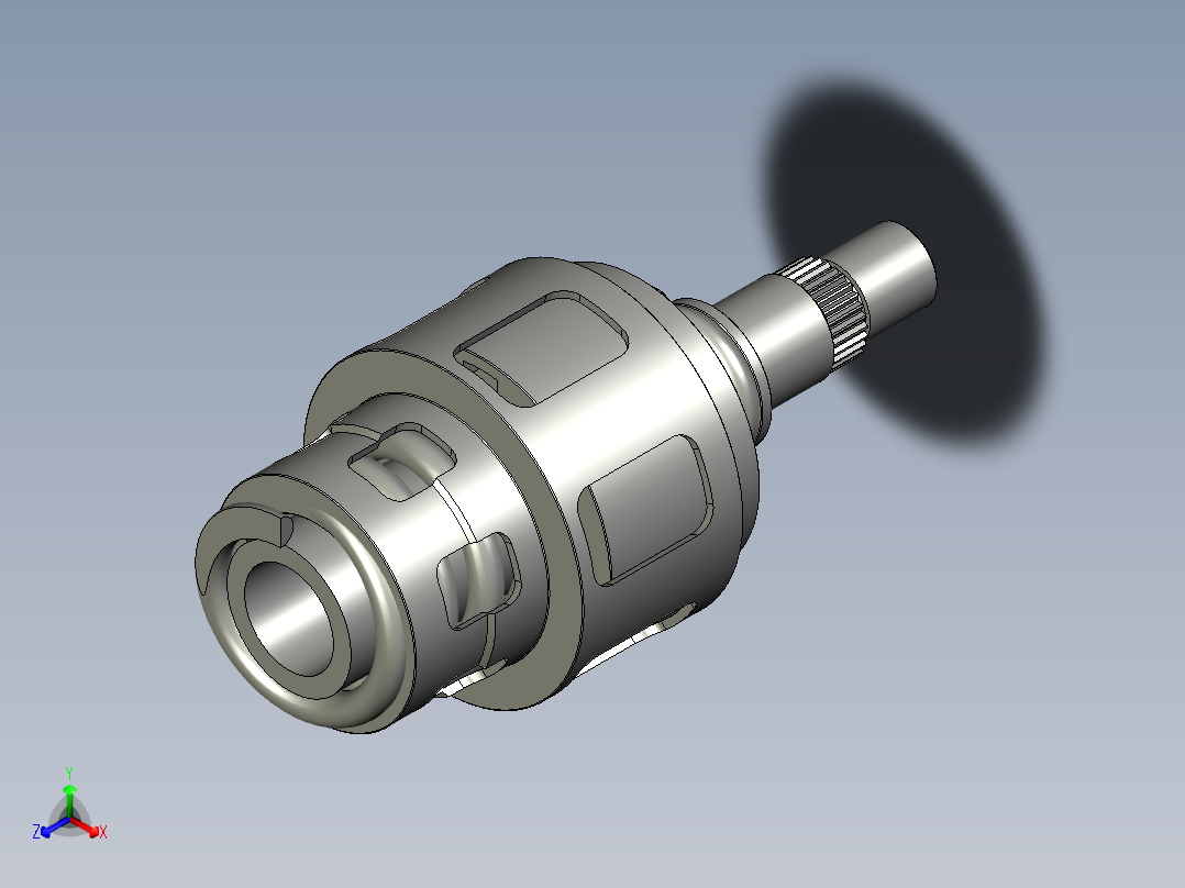 汽车扭力限制器正等轴测图