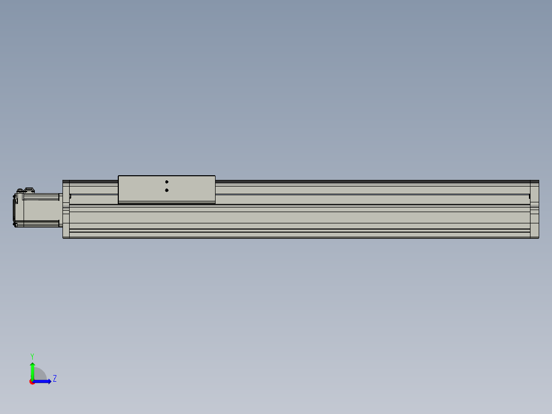 全封闭150型60伺服500mm1左视图