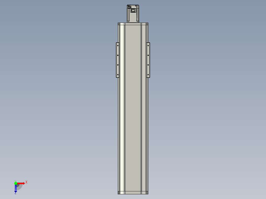 全封闭150型60伺服500mm1俯视图