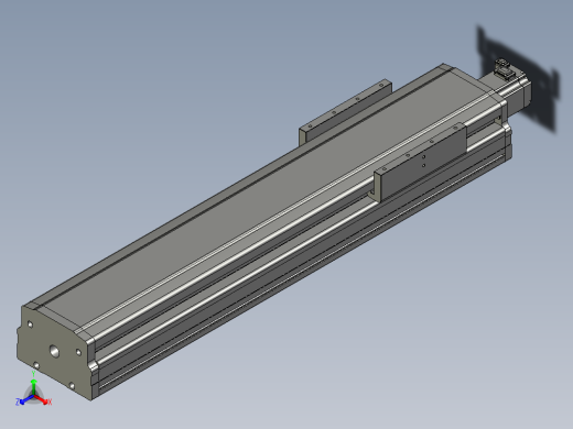 全封闭150型60伺服500mm1正等轴测缩略图