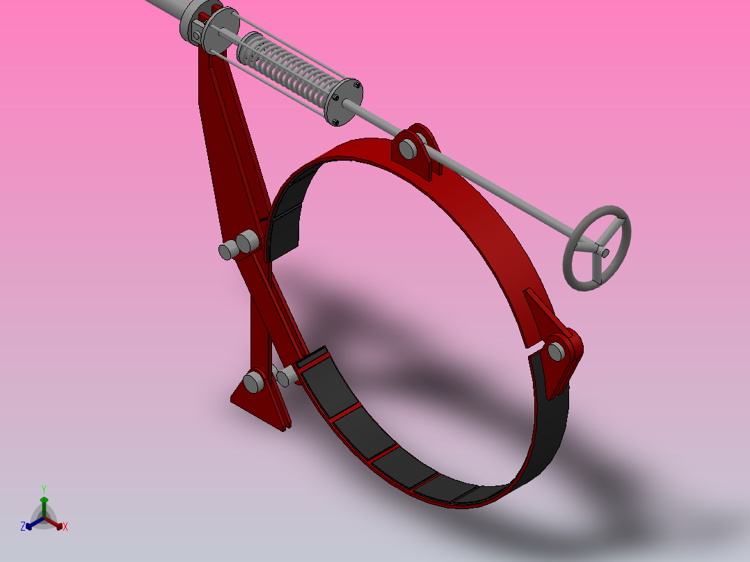 BB-SHW系列带式制动器_BB1500-400SHW主视图