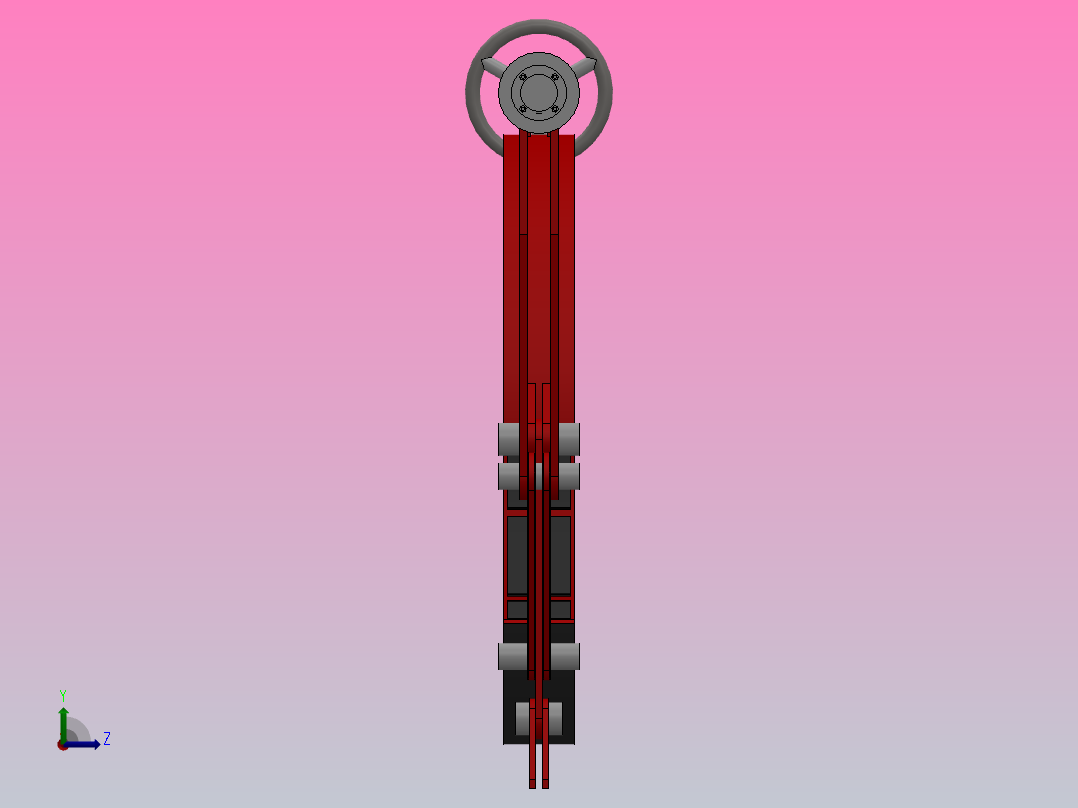 BB-SHW系列带式制动器_BB1500-400SHW左视图