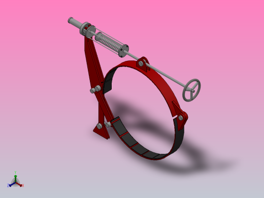 BB-SHW系列带式制动器_BB1500-400SHW正等轴测缩略图