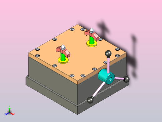夹具-267 内平衡下拉式夹紧器