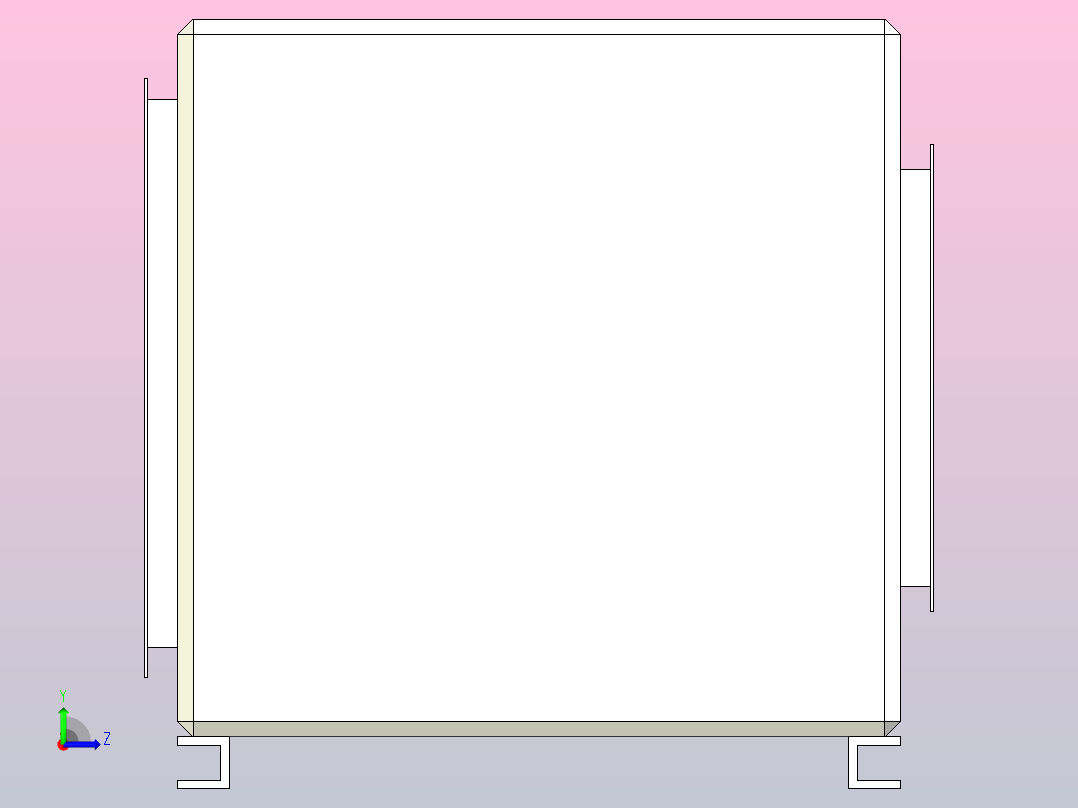 SAB-HTFC离心通风机(外置式）[HTFC(外置式)-16]左视图