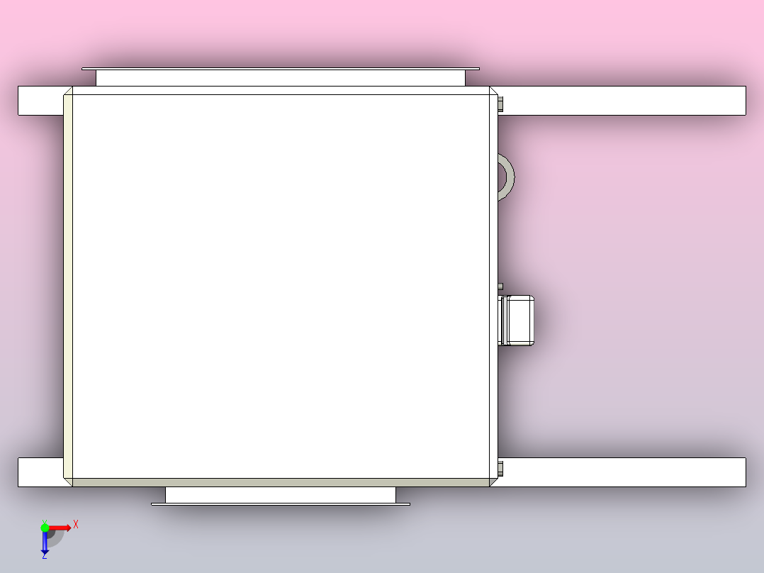 SAB-HTFC离心通风机(外置式）[HTFC(外置式)-16]俯视图