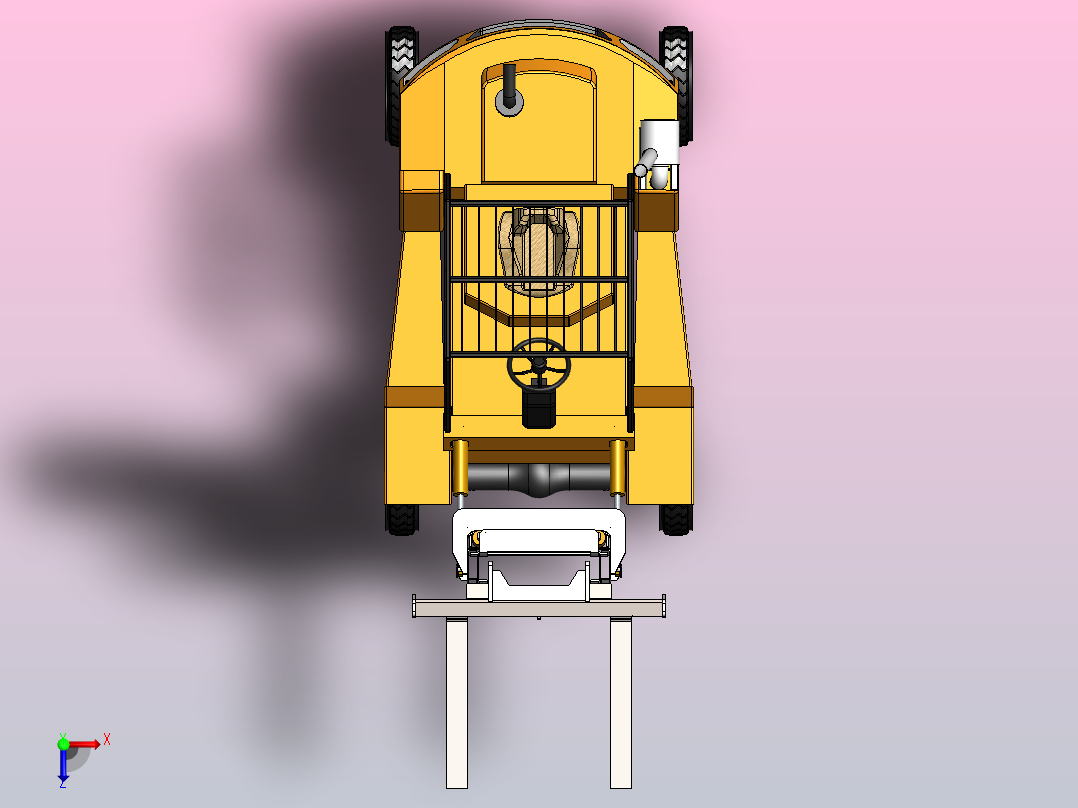 43 叉车 SW俯视图