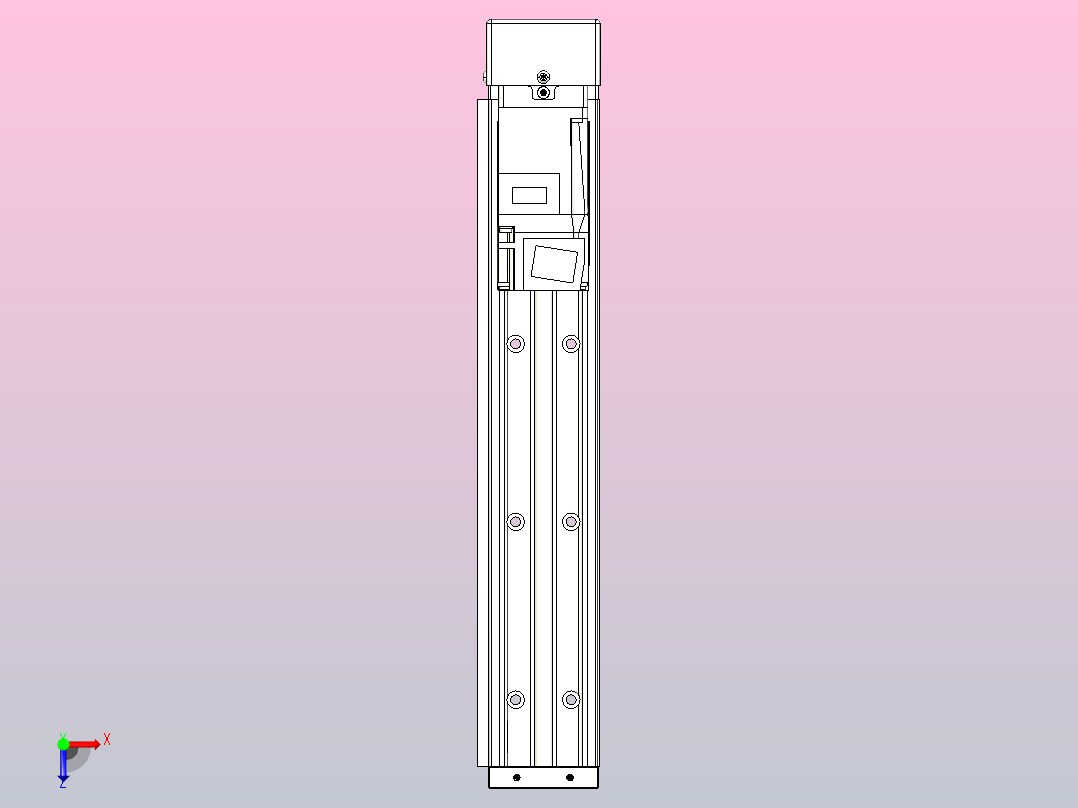 钢基模组TPA-KSR-5002C-300A1-MU-H1S0俯视图