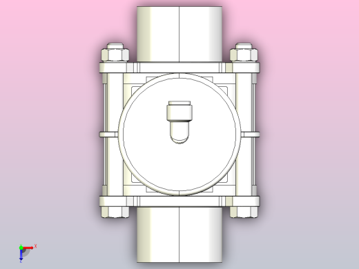 IQQ-08气动焊式球阀[IQQ-08-3s]俯视缩略图