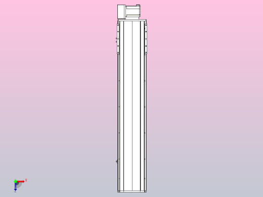 MTB22M标准皮带滑台[MTB22M-L40-950-RU-P75-C3]俯视缩略图