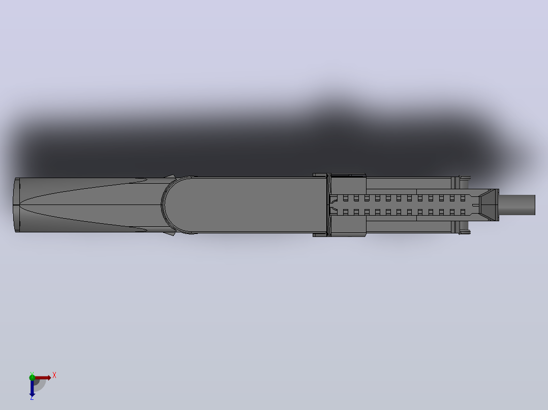 新生力量P-90俯视图
