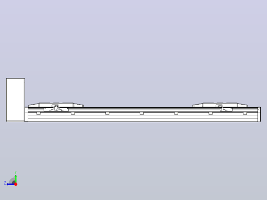 皮带直线轴双滑块型TPA-GCBS-150-P80-L225-RU-M75-N3右视缩略图