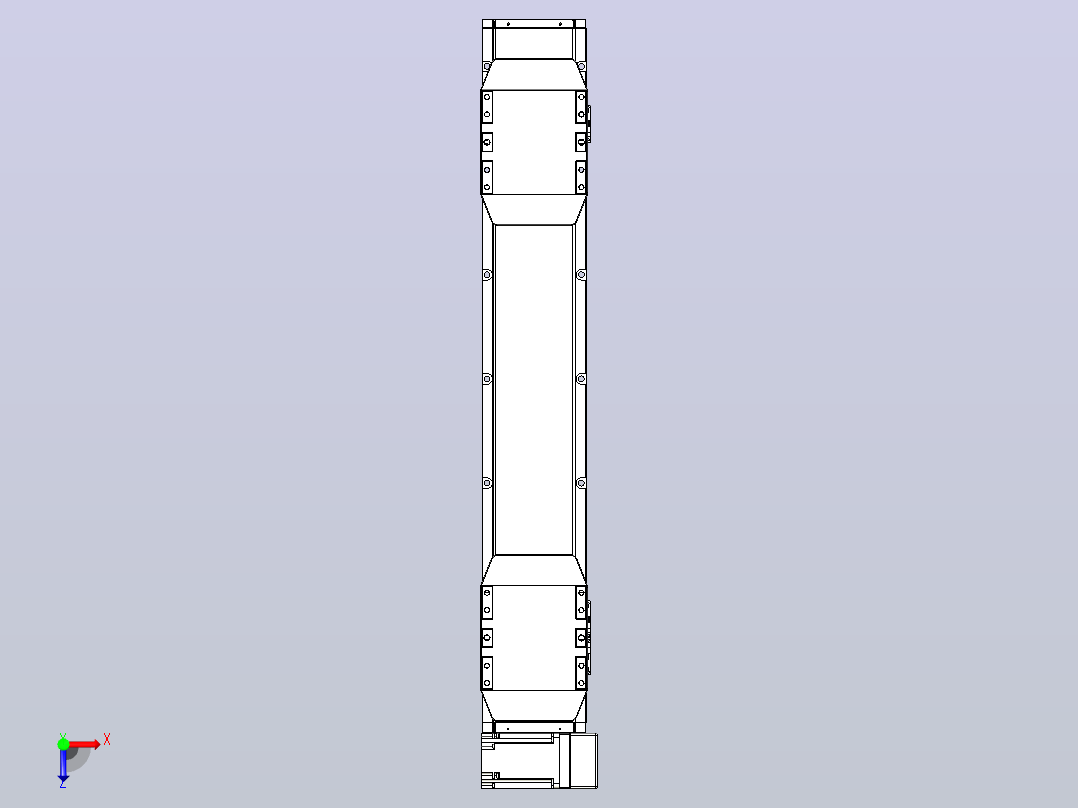 皮带直线轴双滑块型TPA-GCBS-150-P80-L225-RU-M75-N3俯视图