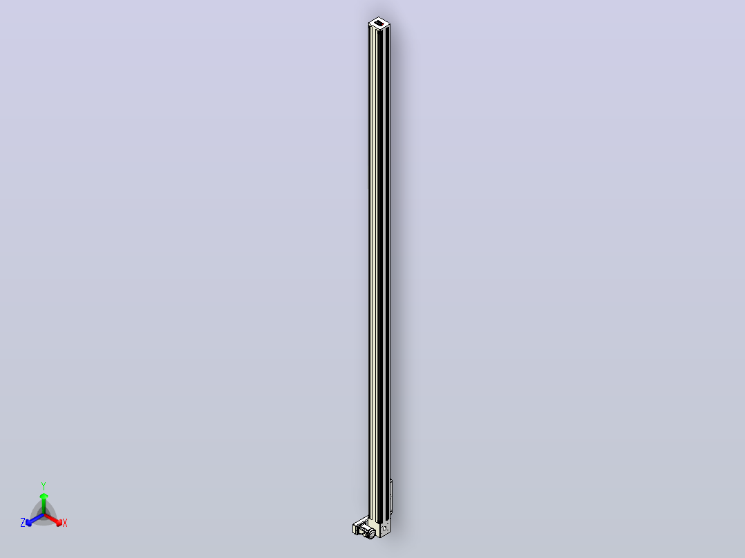 伺服电机集成皮带传动直线执行器TPA-OCB-140-256-L4450-RP-P75-N3主视图