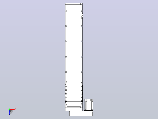 滚珠丝杠直线轴内置导轨TPA-GCR-170-2510C-L750-ML-M75-N3俯视缩略图